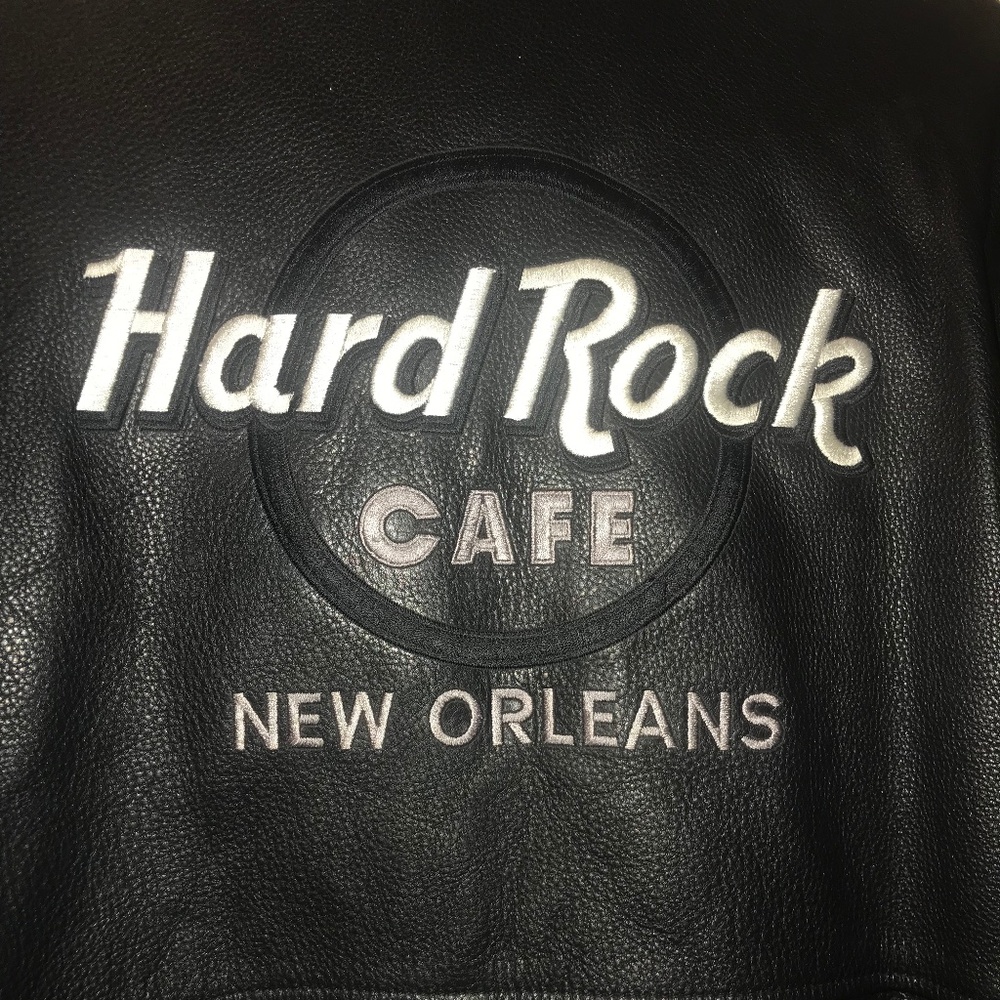 Hard Rock Cafe New Orleans  - Men’s Leather Jacket - Medium